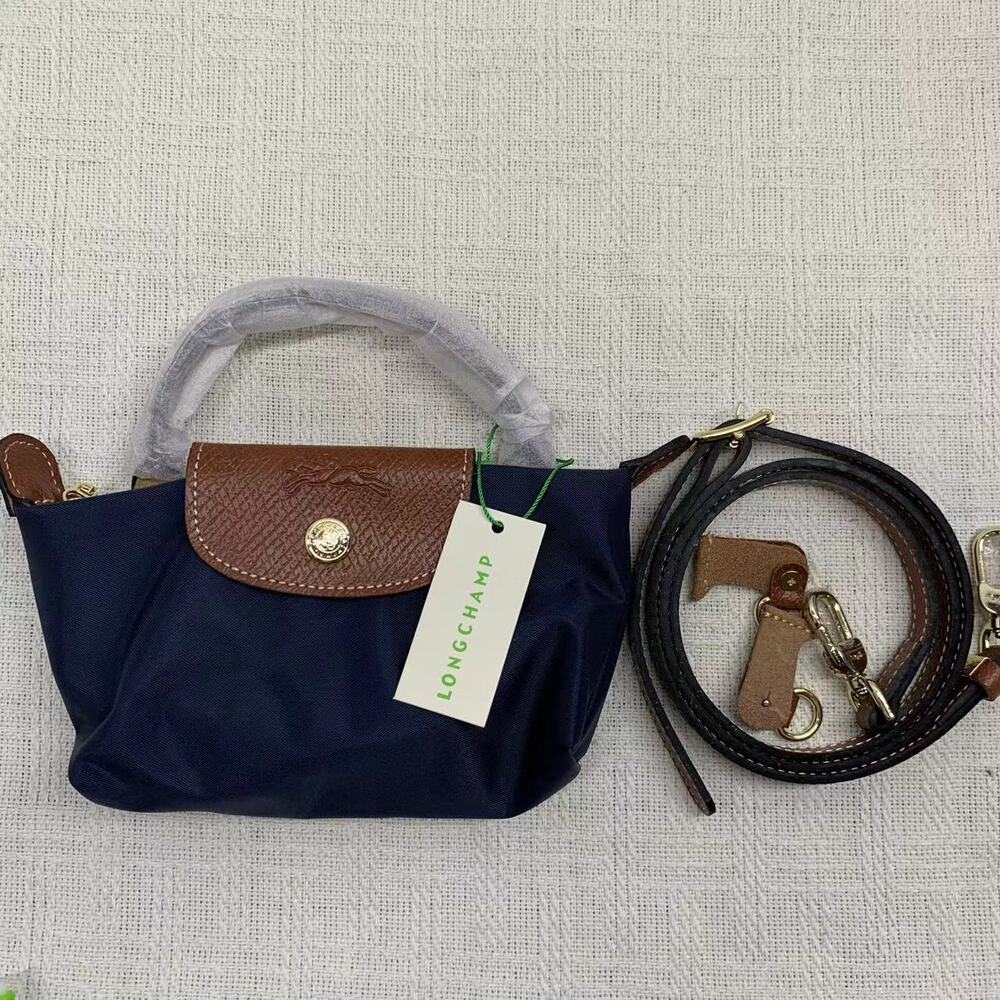 Longchamp Navy blue Mini Crossbody Bag